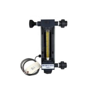 Remote meter panel for gas feed system monitoring